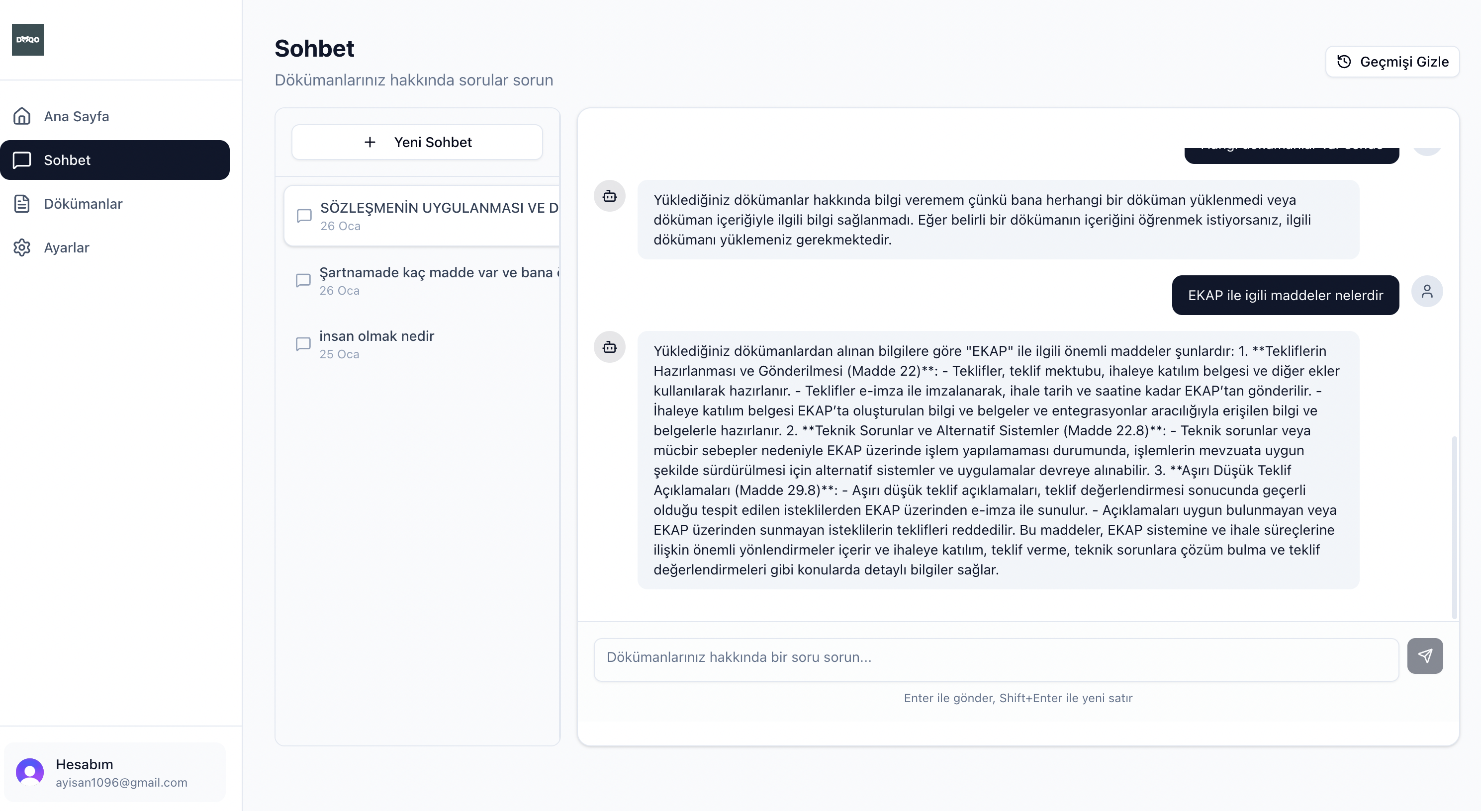 Doqo - AI Document Analysis Platform